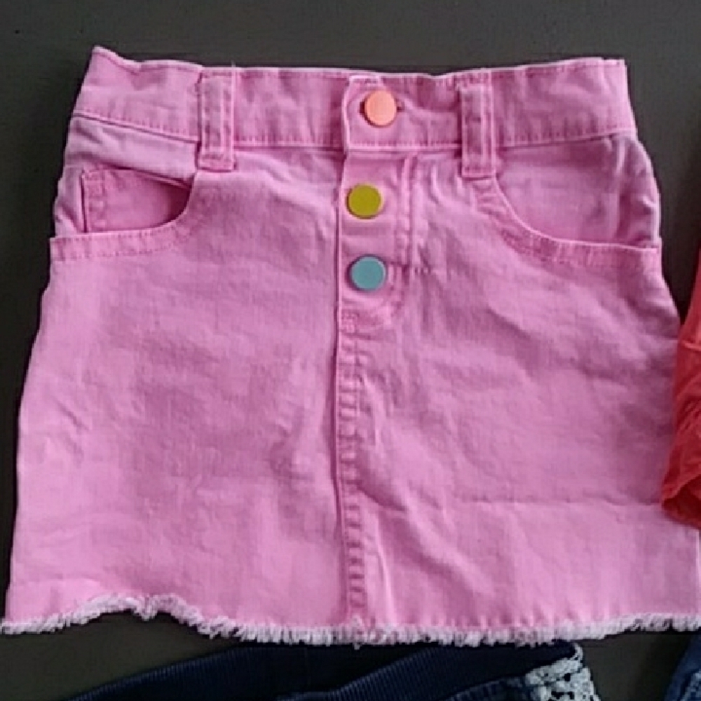 Bundle of 4T Shorts and Skirt Bottoms - Picture 2 of 10